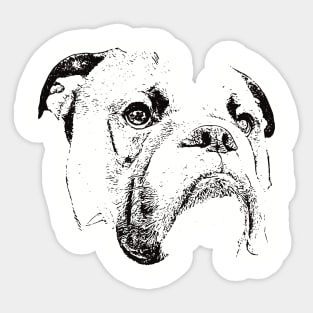 Bulldog gift for Bulldog Owners Sticker